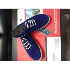 Giầy bata trắng + xanh